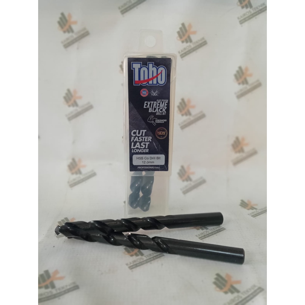 Mata Bor Besi TOHO HSS Cobalt / Mata Bor Besi 10mm / Mata Bor Besi 12mm