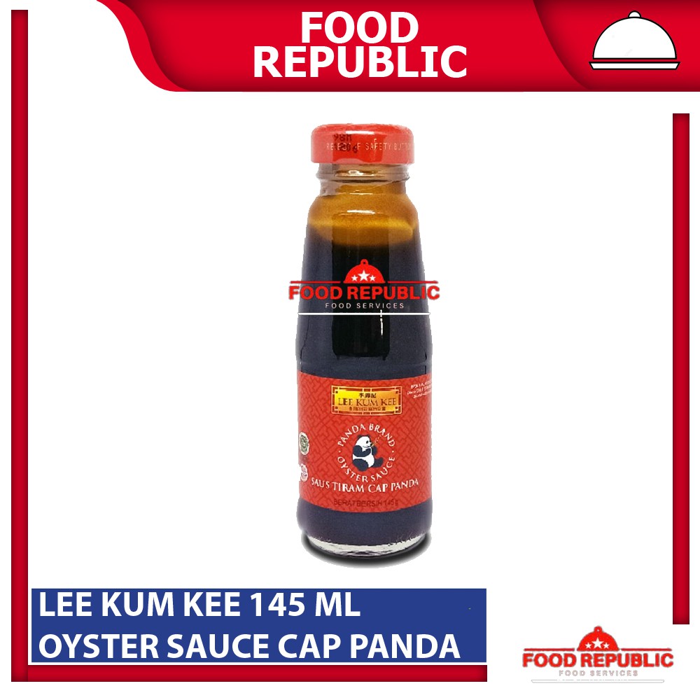 LEE KUM KEE OYSTER SAUCE 145 GR SAUS TIRAM CAP PANDA HALAL CHINESE FOOD