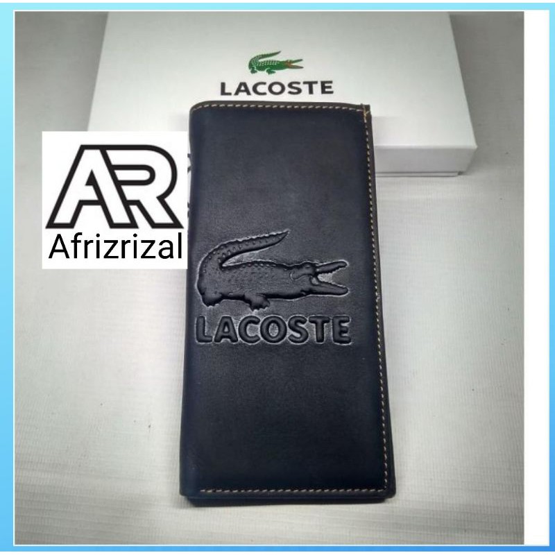 DOMPETKULIT PANJANG /DOMPET KULIT PRIA / DOMPET KULIT LACOSTE /DOMPET KULIT IMPOR Levis lacoste