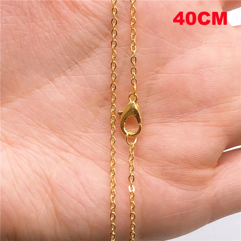 Kalung Rantai Ular Tipis Warna Silver / Gold Untuk Wanita