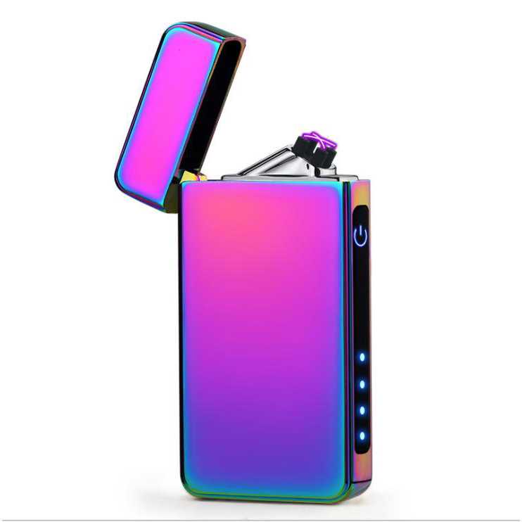 Firetric Korek Api Elektrik Double Pulse Plasma Arc Lighter HY-6008C-Colorful ice