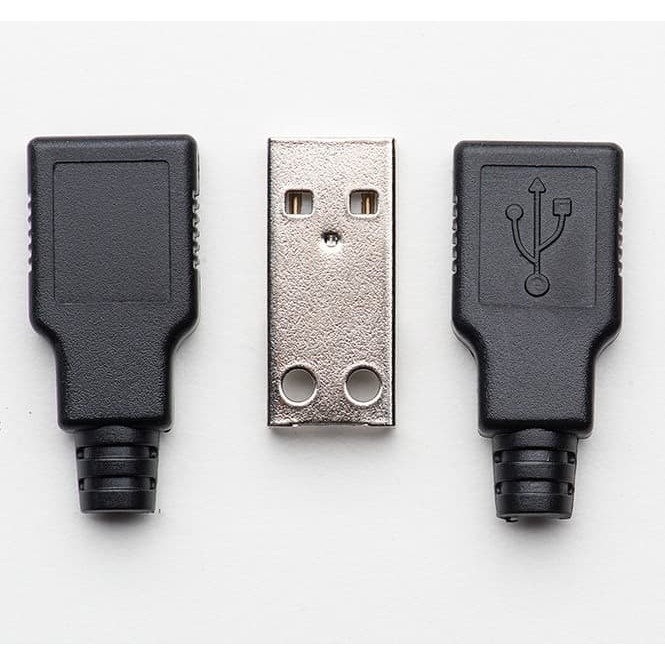 Soket USB kosong tipe jantan USB socket connector male plug