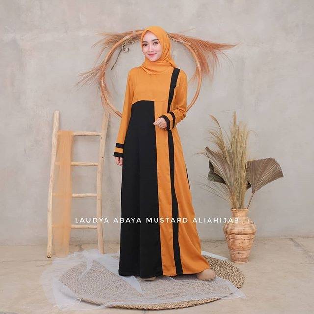 LAUDYA ABAYA MUSTARD