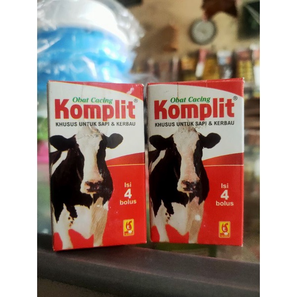 obat cacing komplit SAPI bolus kerbau-eka farma