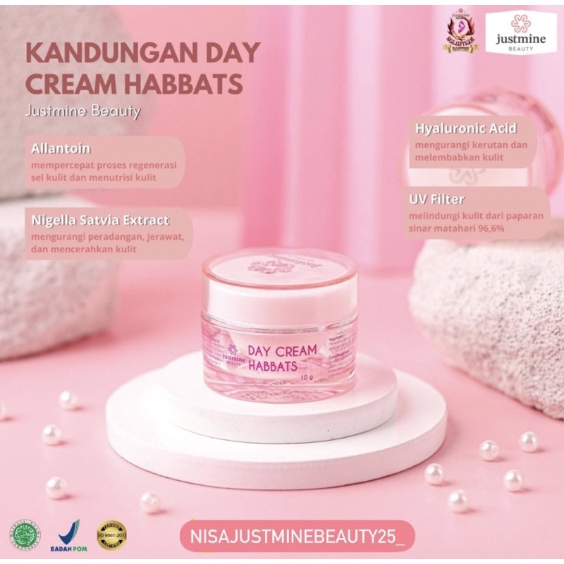 ECER DAY CREAM / KRIM SIANG JUSTMINE BEAUTY SKINCARE
