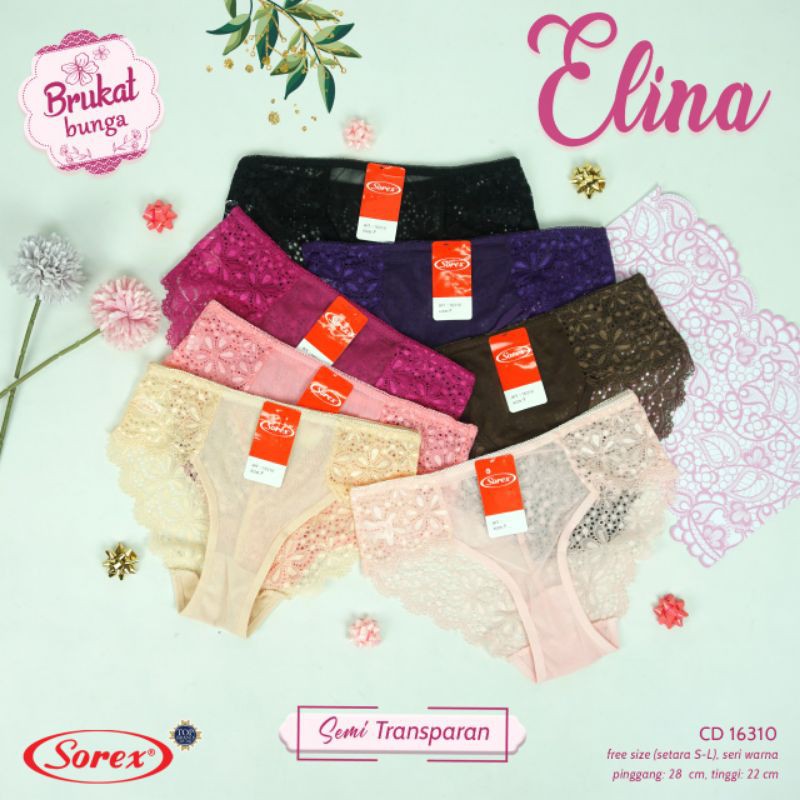 CD Celana Dalam Sorex Renda 16310 | CD Renda | CD Brokat