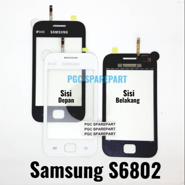 Original Touchscreen Samsung Ace Duos S6802 - Layar Kaca Sentuh TS