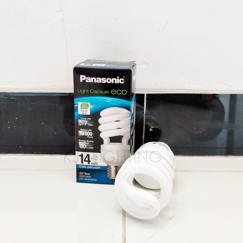 Lampu Panasonic Spiral ECO 14 watt