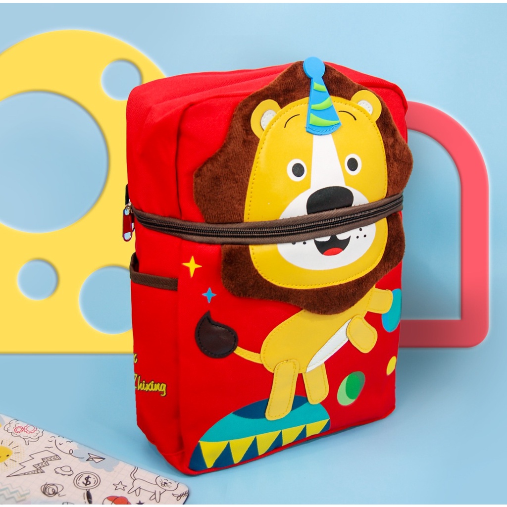 TAS BONEKA 3D 3IN1 LION