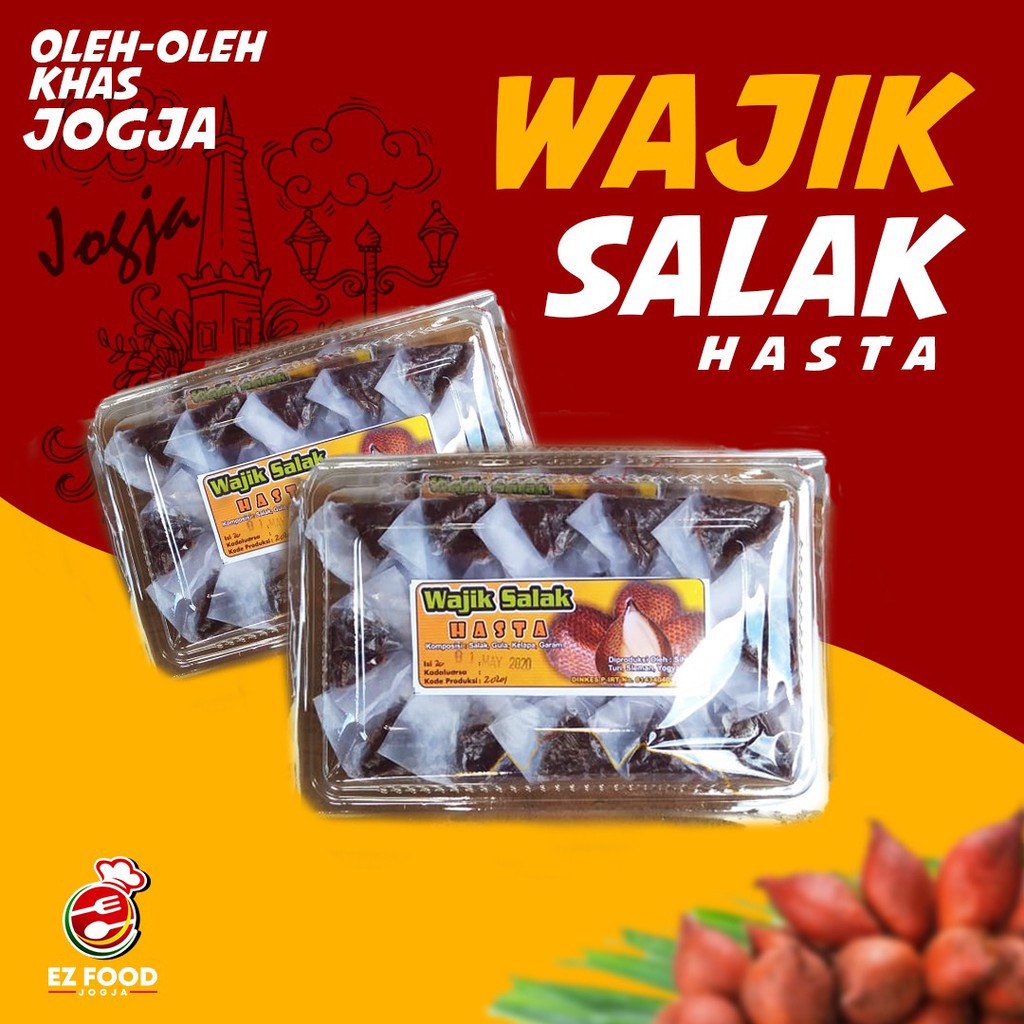 

Wajik Salak Hasta Griya Olah Salak Ez Food Jogja