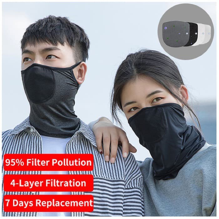Rockbros Masker Balaclava Buff Anti UV + Filter masker n95 Anti Virus