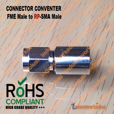 KONEKTOR CONNECTOR CONVERTER FME Male to RP-SMA Male