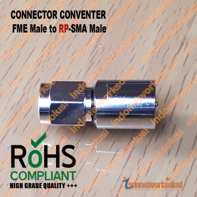 KONEKTOR CONNECTOR CONVERTER FME Male to RP-SMA Male