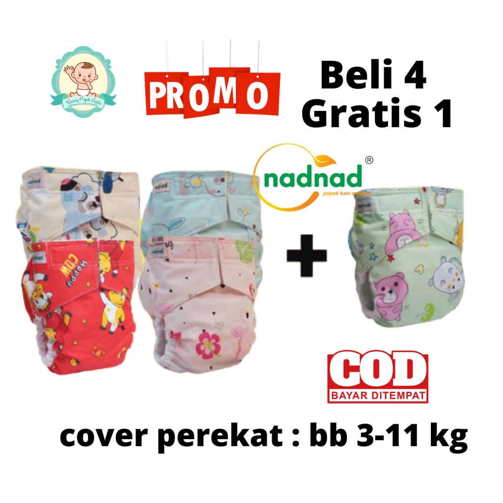 Clodi Nadnad Popok Diapers Kain Cuci Ulang