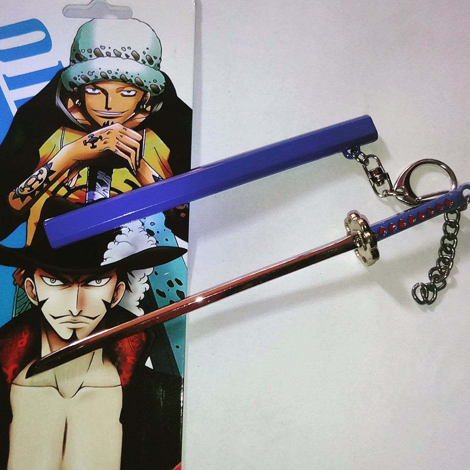 Gantungan Kunci Pedang Zoro biru