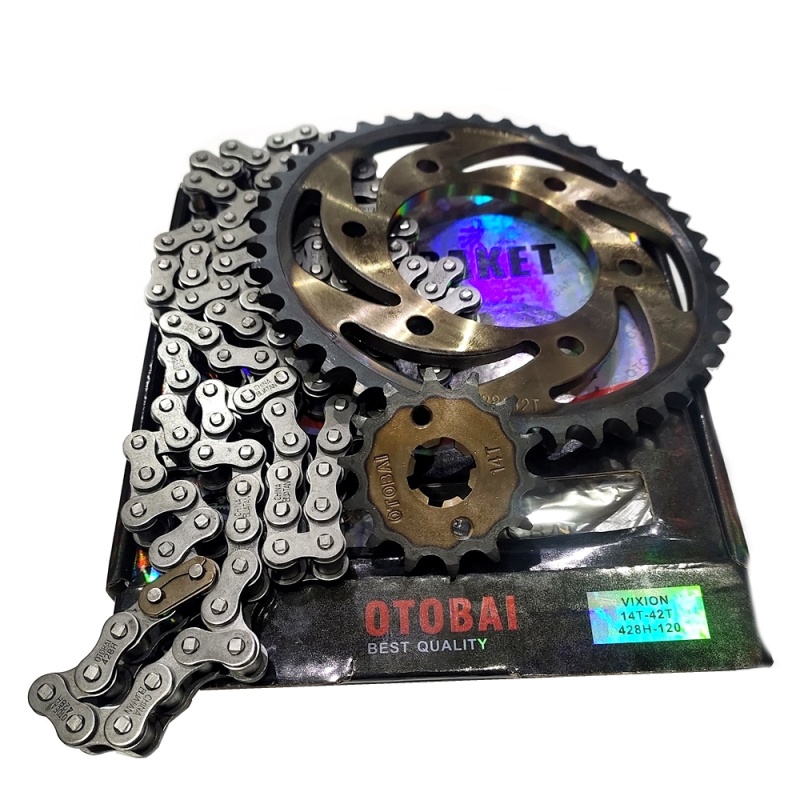 GEAR PAKET OTOBAI VIXION (14-42T/428H-120)
