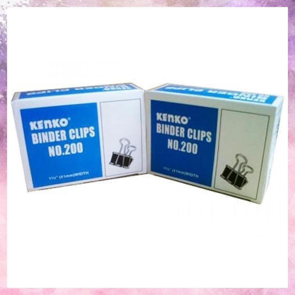 

Kenko Binder Clip No.200 / Penjepit Klip Kertas Dokumen File Besar