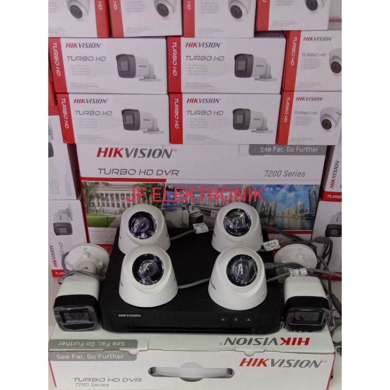 paket cctv hikvision 5mp 8 channel 6 camera hikvision 5mp