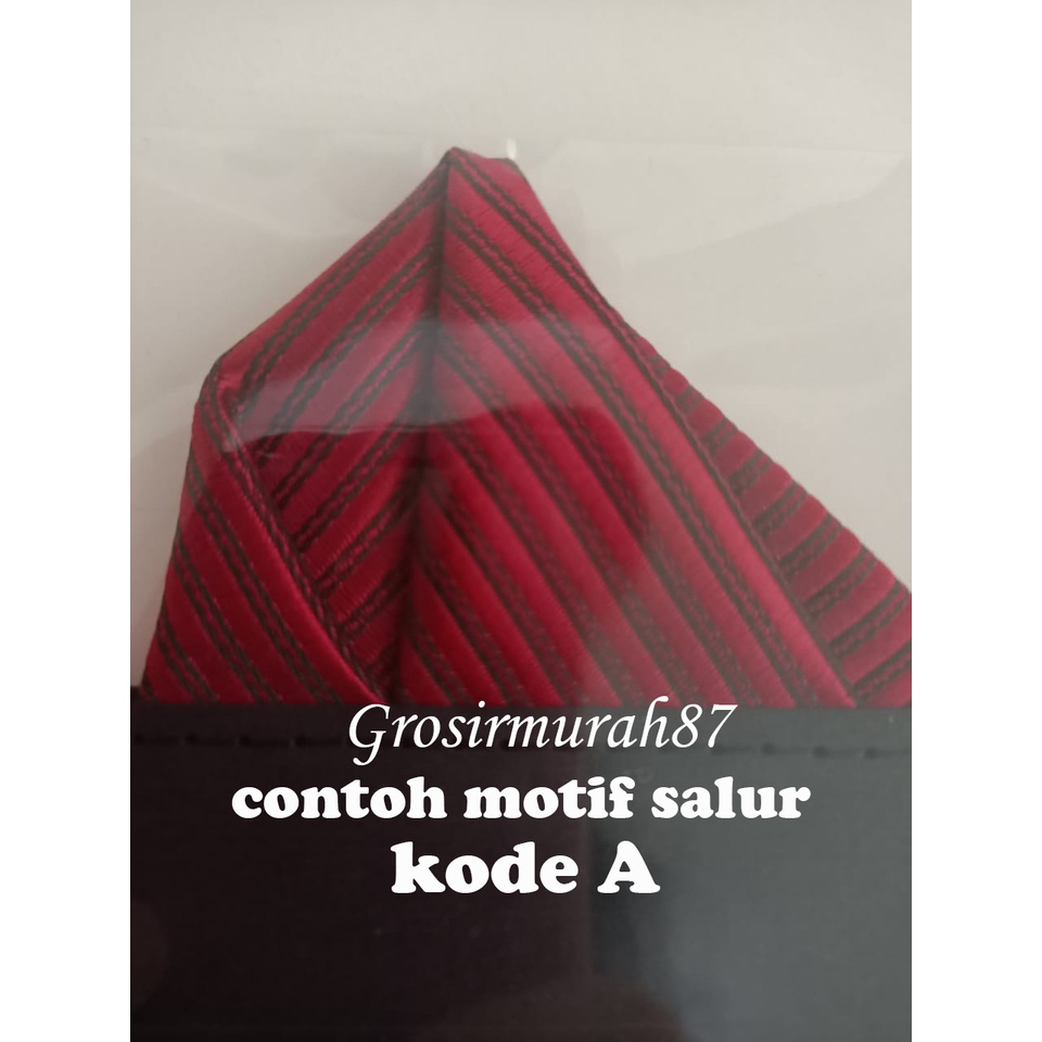 Sapu Tangan Jas Terlipat Langsung siap Pakai instant Pocket Square Fold motif murah ready stok