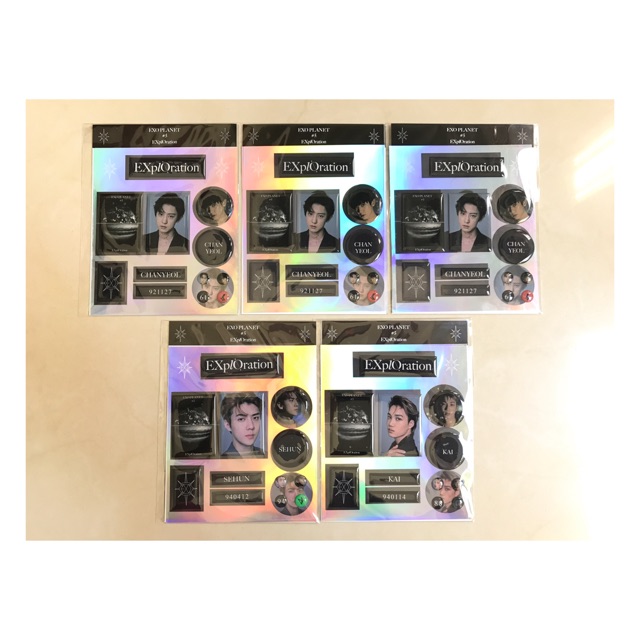 [READY] EPOXY STICKER SET EXO EXplOration