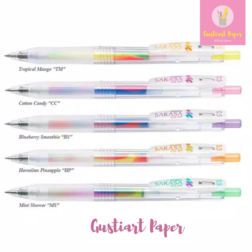 

Pulpen Gel Zebra Sarasa Clip Marble Limited Edition 0.5 mm Lucu