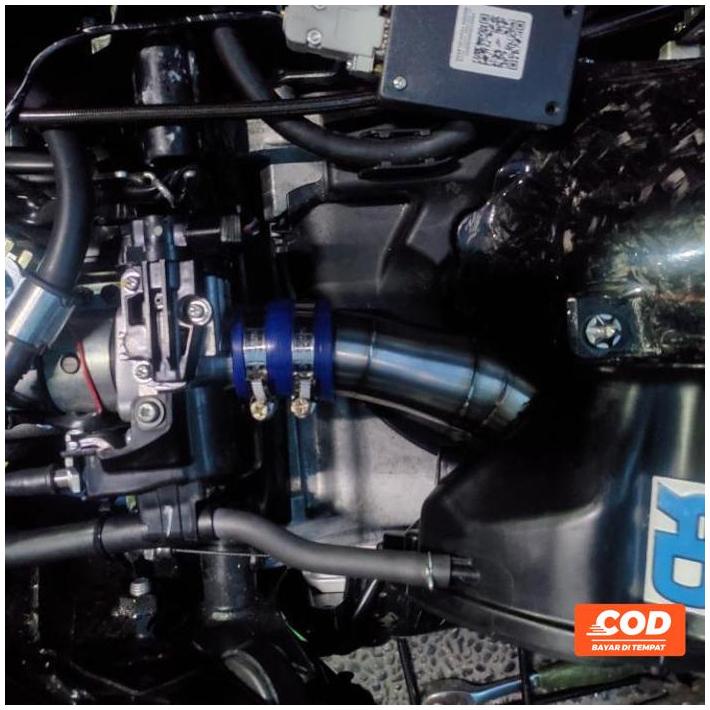 Air Intake Connecting Stainless Original Thailand Untuk Pcx 160 Pcx160 (( Kode 063))