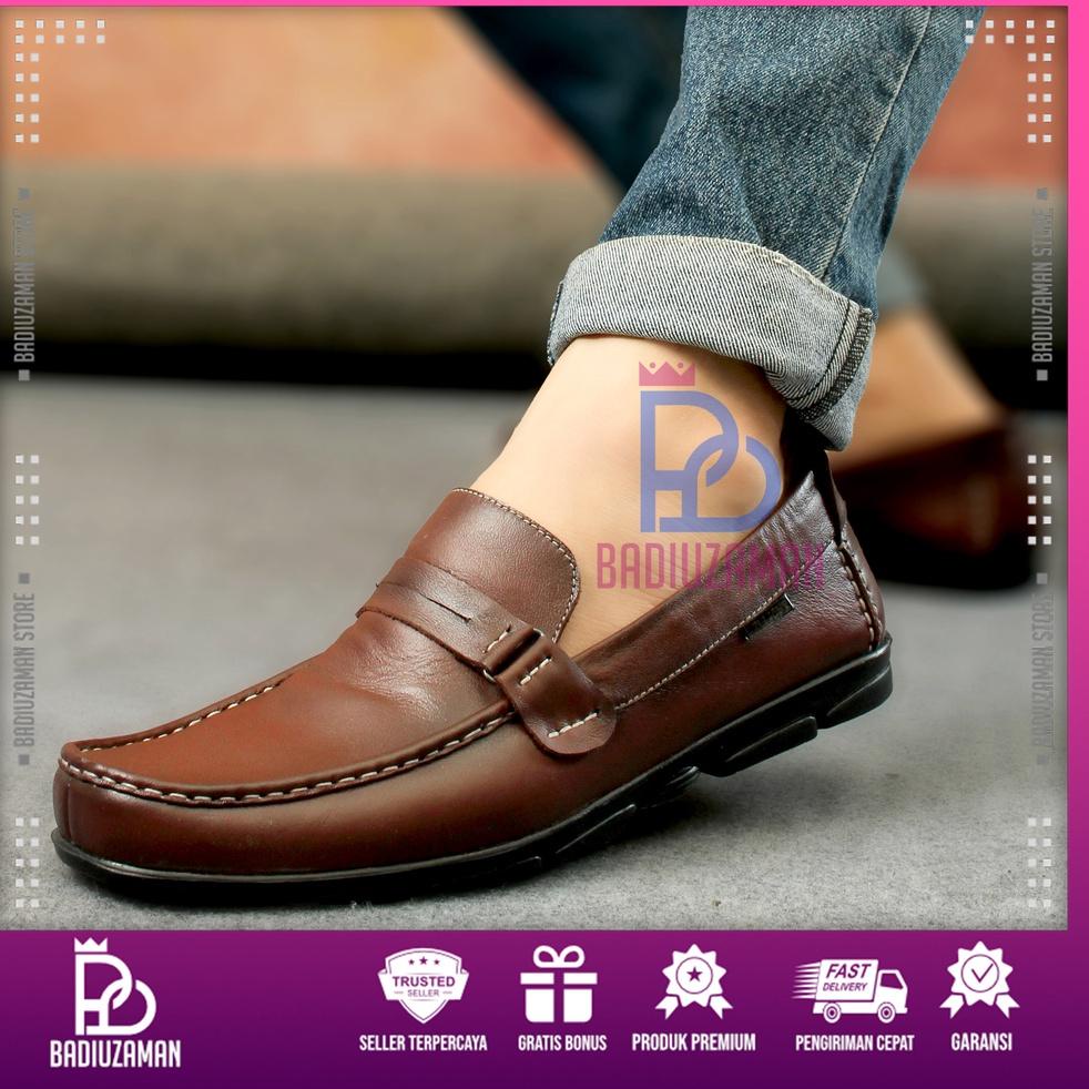 Extra Bonus Hxo94 ROBI - Sepatu Pantopel Pria Kulit Asli – Sepatu Casual Formal Pansus Kulit Pria Ta