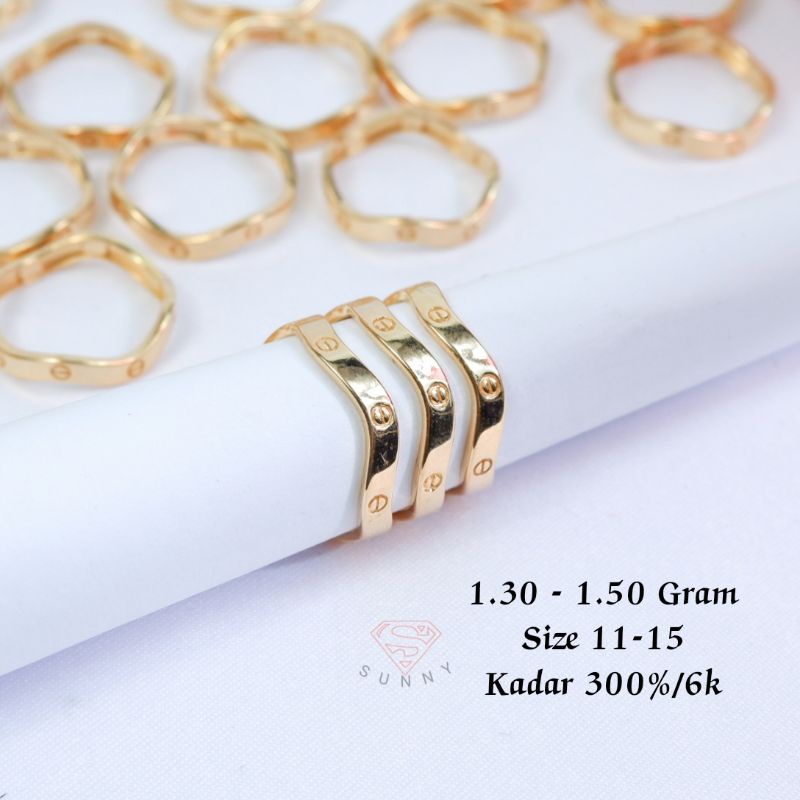 CINCIN GELOMBANG 300%/6K CARTIEER