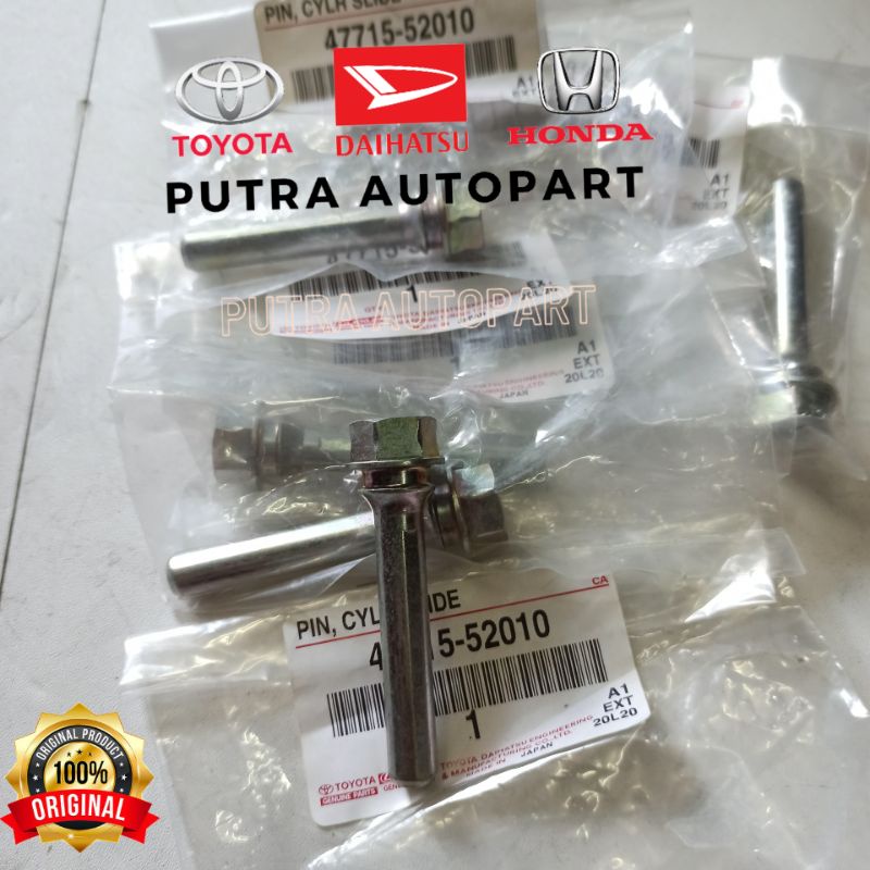 pin kaliper vios yaris original harga satuan