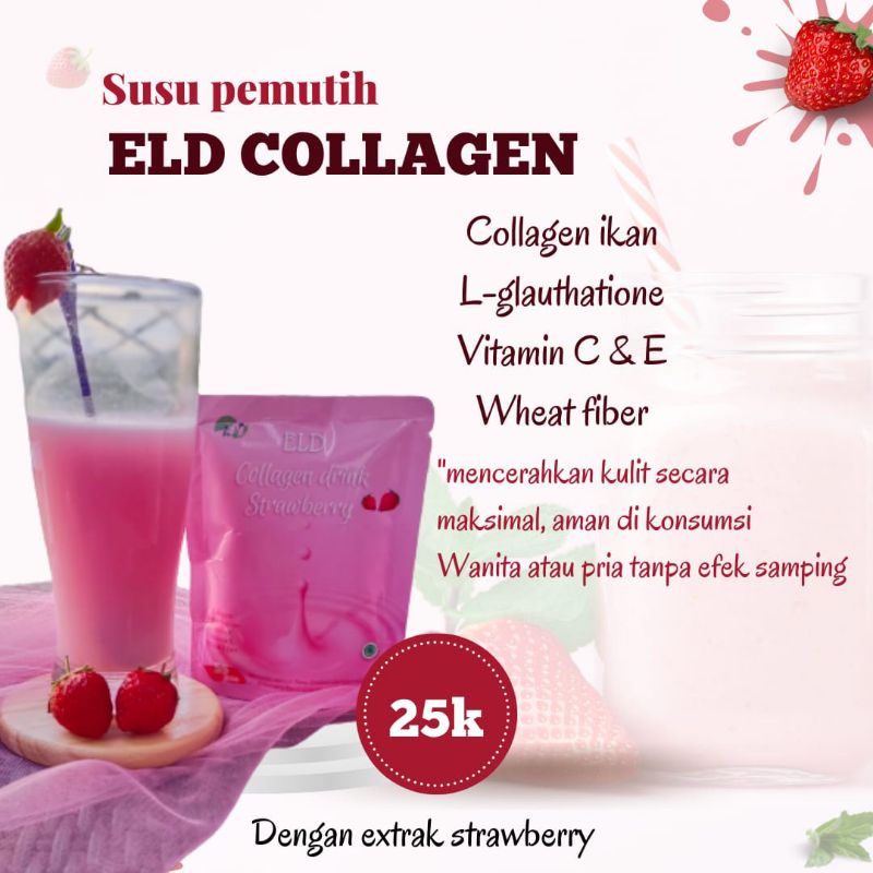 ELD COLLAGEN DRINK PEMUTIH DAN PELANGSING AMAN BUSUI BUMIL