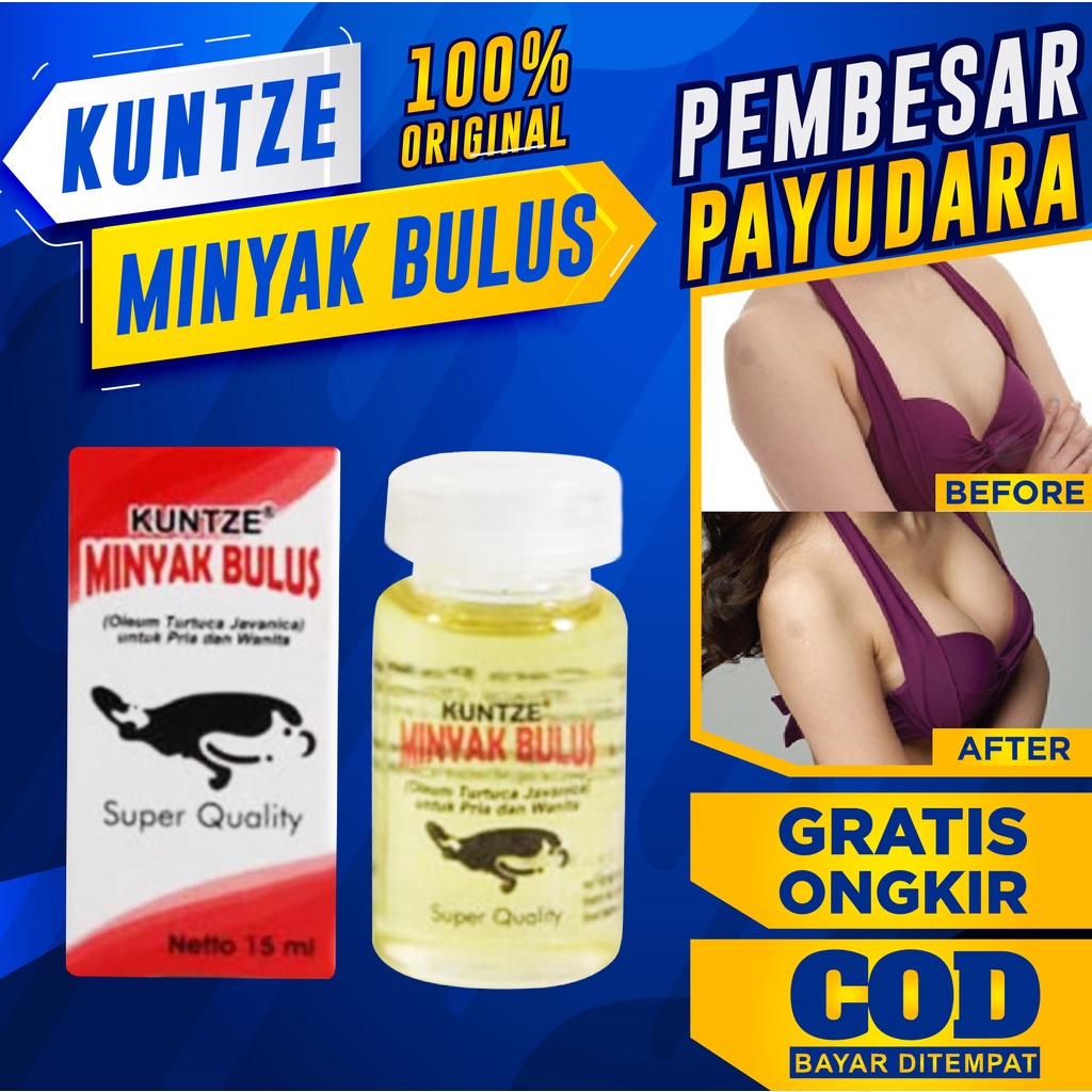 Kuntze Minyak Bulus Pembesar Payudara Ampuh Permanen Obat Breast Pengencang Payudara yg Kendur BPOM