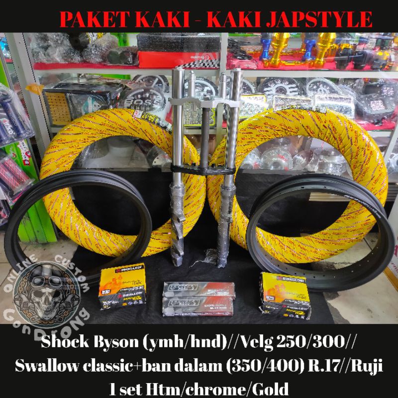 PAKET PROMO KAKI KAKI JAPSTYLE+SHOCK BYSON