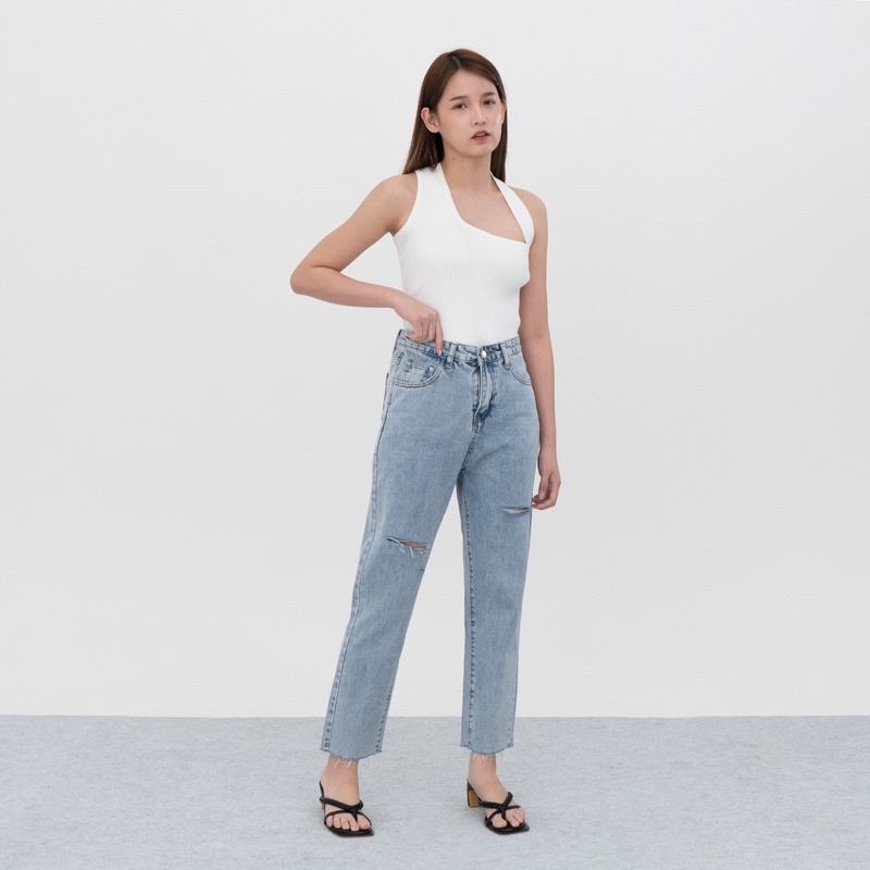 VIERLIN - Jeans 8021 - RIPPED JEANS HW