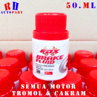 Minyak Rem Brake Fluid Dot 3 Oil Oli FDX 50 ML &amp; minyak rem Brake Fluid dot 3 Defas minyak rem Cakram Tromol Abs Motor