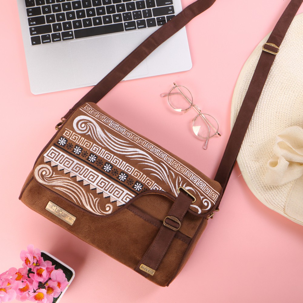 Makara Etnik GBO Gadget Bag Organizer Curve Tas Selempang Wanita