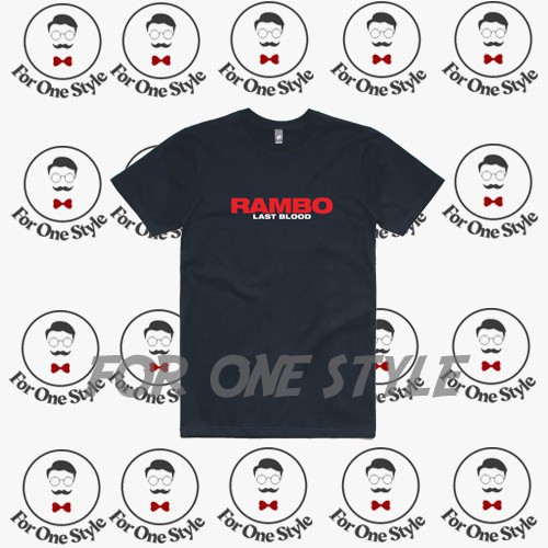 T-SHIRT KAOS RAMBO LAST BLOOD