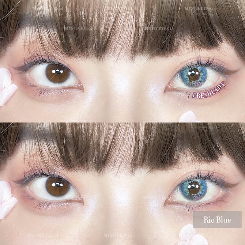 [✅COD] MYSTICEYES SOFTLENS RIO GARDEN SERI 14MM (NORMAL)