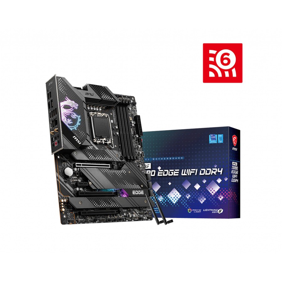 MSI MPG Z690 Edge WiFi DDR4 (LGA1700, Z690, DDR4, USB3.2, SATA3)