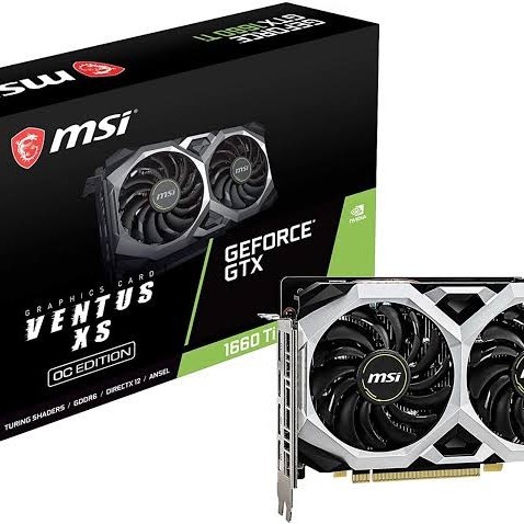 Jual MSI GeForce GTX 1660 Ti VENTUS XS 6G OC 6GB GDDR6 | Shopee Indonesia
