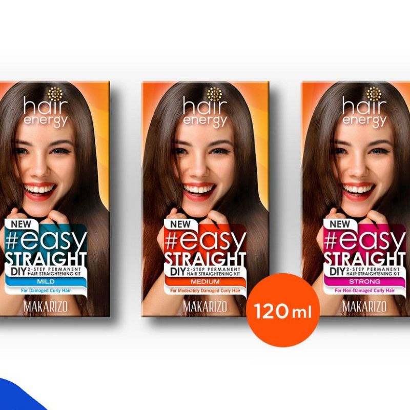Makarizo easy straight / pelurus rambut bonding rambut smoothing