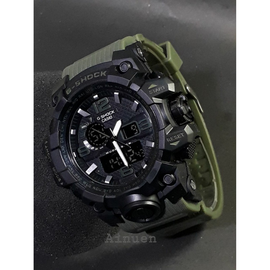 ASLI ORIGINAL Jam tangan sport G Shock GWG1000 hitam hijau army BURUAN ORDER