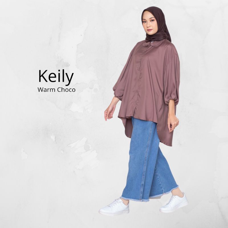 Biiu Kemeja Wanita Oversize Keily