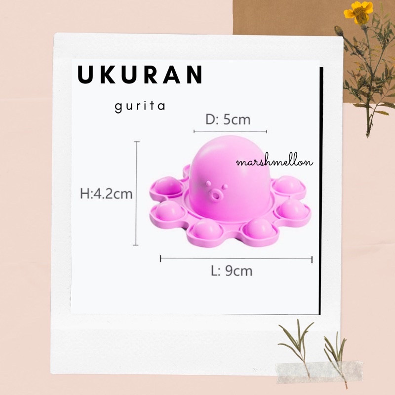 Gantungan Kunci Pop It & Gelang Pop It Pastel Rainbow | Pop It Gurita | Princess Key Chain (Snow White Cinderella Aurora Belle) | Pop It Warna Lilac Pink Tosca Fidget Key Chain Macaron-3