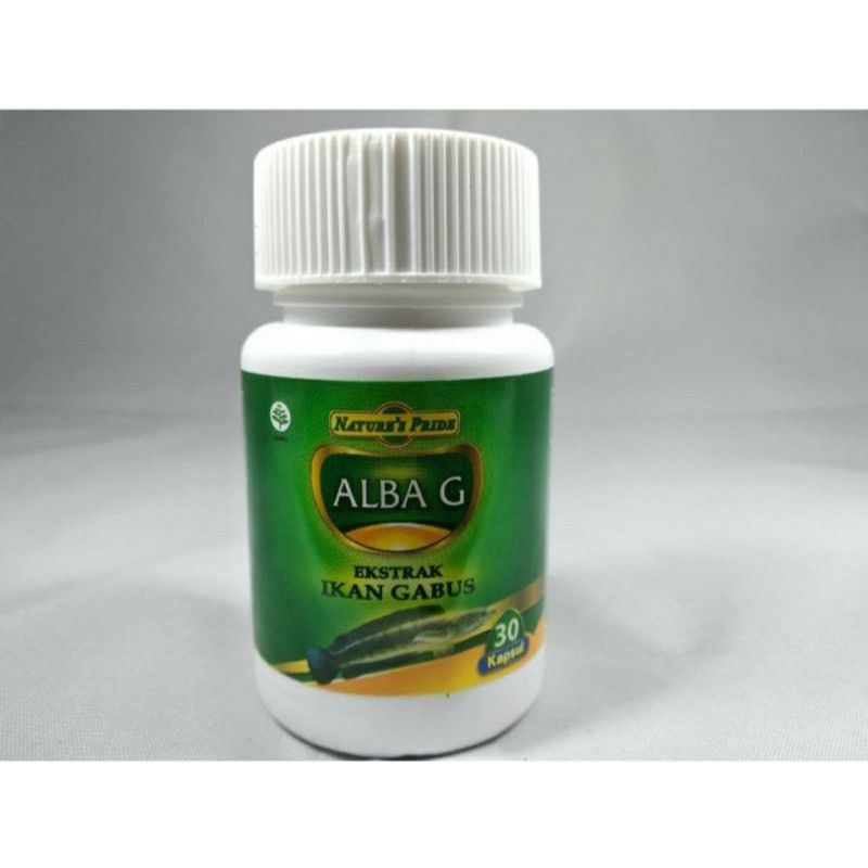 Alba G ekstrak ikan gabus 500 mg isi 60 kapsul
