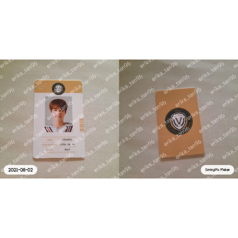 STUDENT ID CARD BACK TO SCHOOL XIAOJUN WAYV 2020
