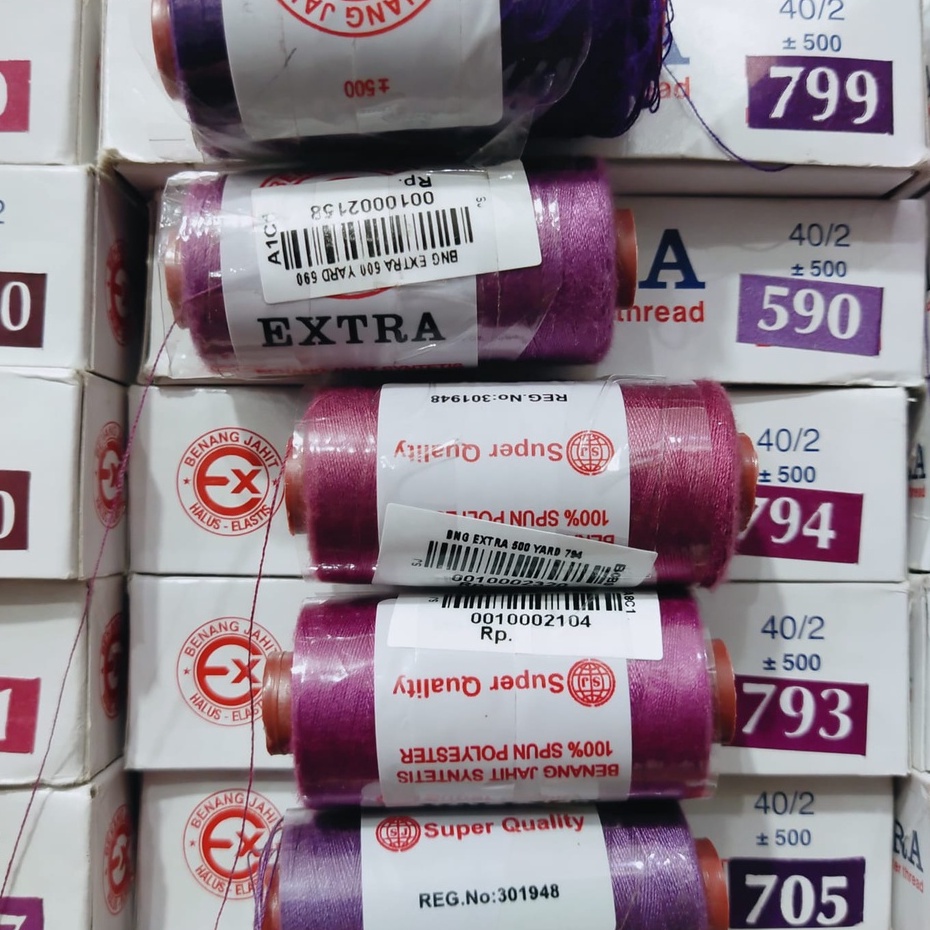 Benang Extra 500/Benang/thread/benang jahit/Benang/Alat jahit