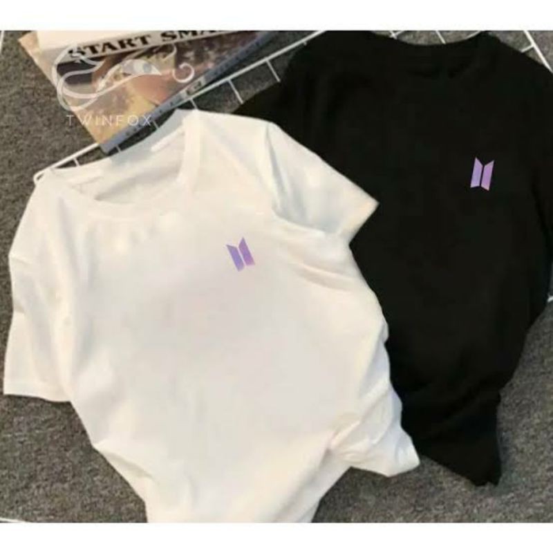 BTS logo purple / Baju Kaos BTS