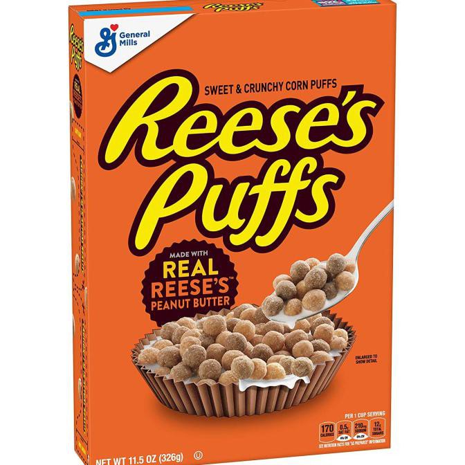 

Promo GENERAL MILLS REESES PUFFS PEANUT BUTTER CEREAL - REESE'S SEREAL USA