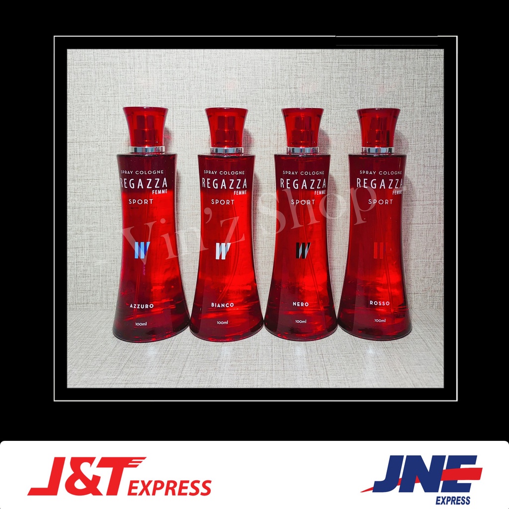 Regazza Sport Spray Cologne / Parfum Wanita Regaza Spray Colgne /  Regaza Parfum Segar Murah 100ml