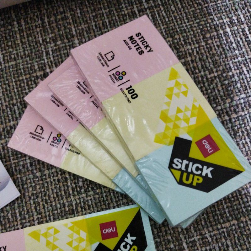 Sticky Notes 3 Warna | INDAY SHOP